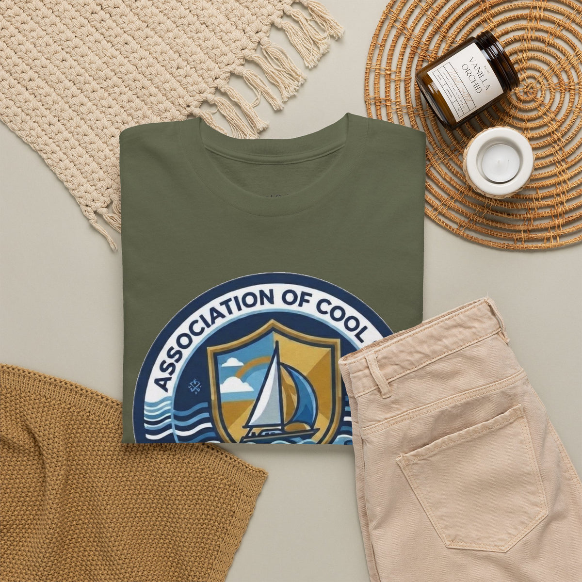 Association of Cool Sailors “Kickin’ Ass & Catchin’ Tuna” Sailing T-Shirt